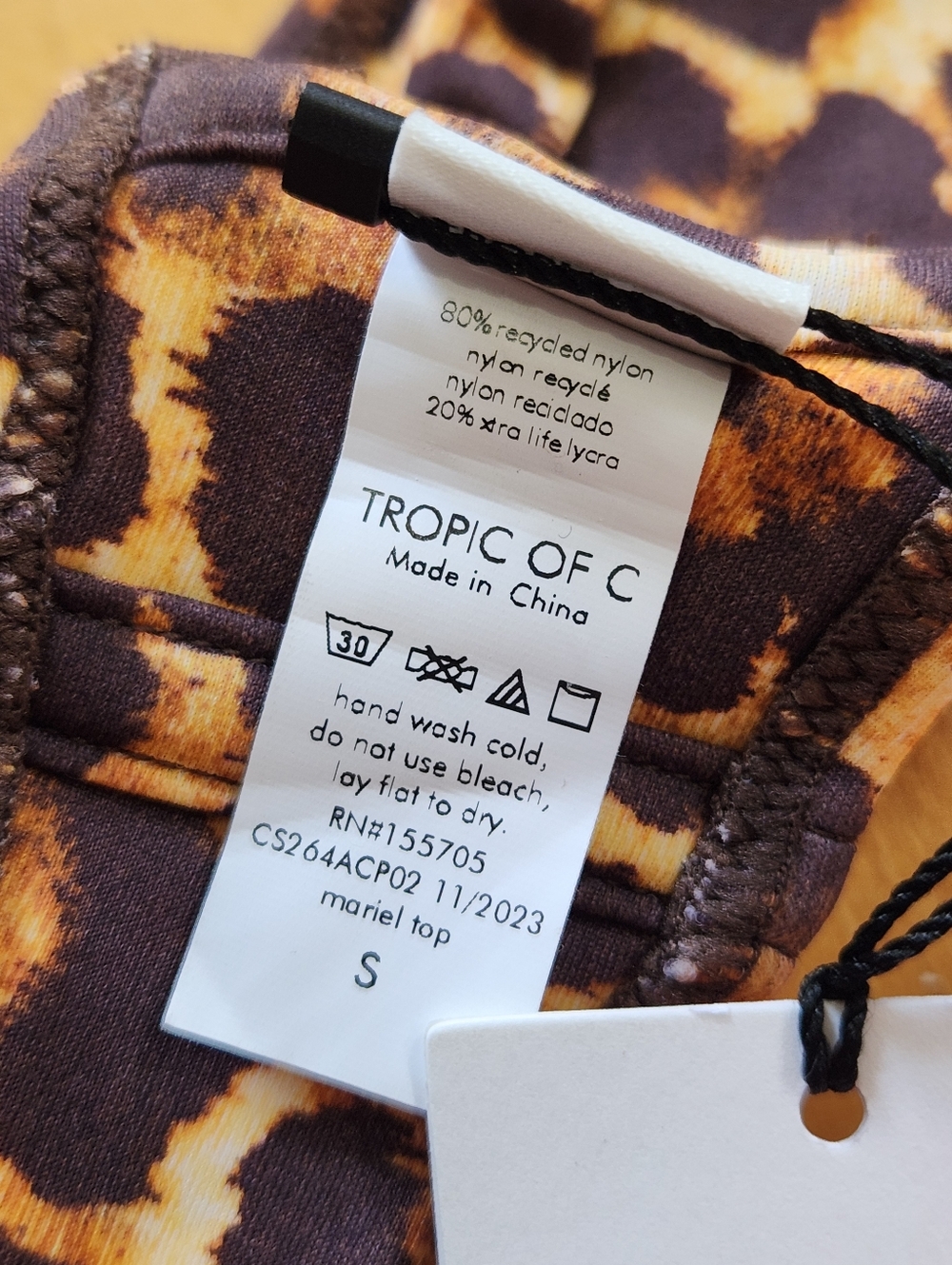 NWT Tropic of C Mariel Top in Mama Africa - XS - Picture 3 of 10